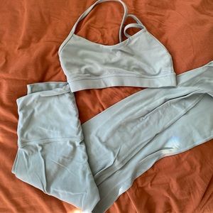 Lululemon Sage Set Align and Power Y Sports Bra